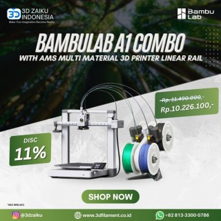 Bambulab A1 Combo with AMS Multi Material 3D Printer Linear Rail